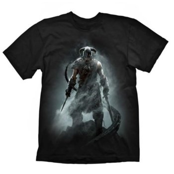 Тениска Gaya Entertainment Skyrim Dragonborn, размер XXL, черна | JAR Computers Gaya Entertainment Skyrim Dragonborn XXL