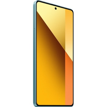 Смартфон Xiaomi Redmi Note 13 5G (син), поддържа 2 SIM карти, 6.67" (16.94cm) AMOLED 120Hz дисплей, осемядрен MediaTek Dimensity 6080 (2x 2.4 GHz + 6x 2.0 GHz), 8GB RAM, 256GB Flash памет(+microSD слот), 108 + 8 + 2 + 16 Mpix камера, Android, 173g | JAR Computers Xiaomi Redmi Note 13 5G 8/256 Ocean Teal