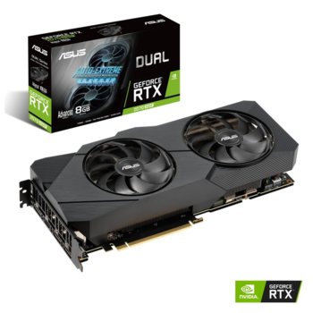 Видео карта GF RTX 2070 SUPER, 8GB, Asus DUAL-RTX2070S-A8G-EVO, GDDR6, 256bit, Display Port, HDMI | JAR Computers Видео карта Asus DUAL-RTX2070S-A8G-EVO