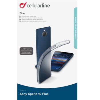 Прозрачен калъф Fine за Sony Xperia 10 Plus