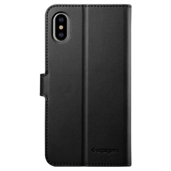 Spigen Wallet S Case iPhone XS/ X (черен)