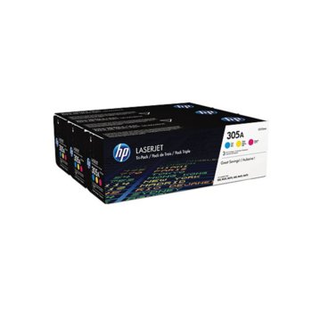 КАСЕТА ЗА HP COLOR LASER JET PRO 300/400 Color Printer/MFP series - TRIPLE PACK - C/M/Y - CE411/412/413 - P№ CF370AM - заб.: 3x2600 брой копия | JAR Computers КАСЕТА ЗА HP COLOR LASER JET PRO 300/400 Color P…