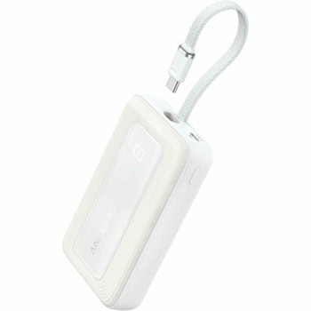 Външна батерия /power bank/ Anker A1688H21, 10 000mAh, бяла, 1x USB-A, 2x USB-C, 30W | JAR Computers Anker A1688H21