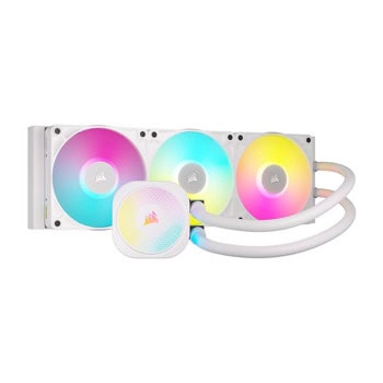 Водно охлаждане за процесор Corsair iCUE LINK Titan 360 RX RGB AIO White, съвместимост със сокети Intel LGA 1851/1700 & AMD AM5/AM4 | JAR Computers Corsair iCUE LINK Titan 360 RX RGB AIO White