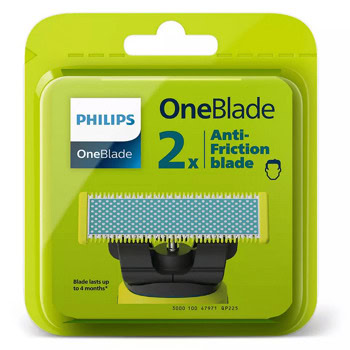 Резервно ножче Philips QP225/50 One Blade, за самобръсначка Philips OneBlade, 2 бр. | JAR Computers Philips QP225/50 One Blade