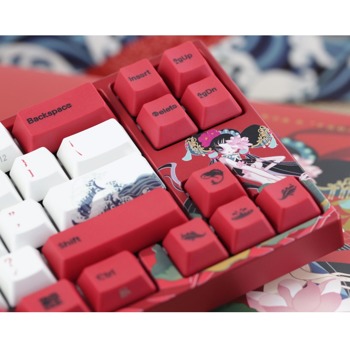 Клавиатура Ducky Miya Koi 65 Cherry MX Silent Red