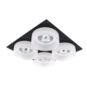 LED луна ELMARK 92045S4/BLFR, 12V, защита (IP20), размер на отворa 150x150mm, черно/бял | JAR Computers LED луна ELMARK 92045S4/BLFR