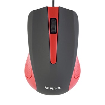 Мишка Yenkee 1015RD, оптична (1000 dpi), USB, червена | JAR Computers Мишка Yenkee 1015RD