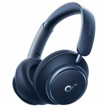 Слушалки Anker Soundcore Space Q45, безжични/жични, микрофон, шумопотискащи, 4 часа време за работа, сини | JAR Computers Anker Soundcore Space Q45 blue