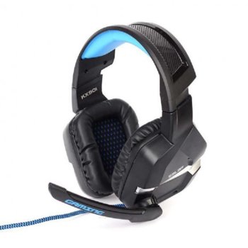 Слушалки Royal KX-901, микрофон, гейминг, 2 x 3.5 mm жак, 32 Ohm импеданс, 96dB ± 3dBB чувствителност, LED подсветка, черни | JAR Computers Royal KX-901 21015227