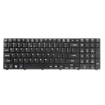 Клавиатура за лаптоп Acer, съвместима със серия Aspire 5830 5755 V3-571G V3-771G, без рамка, черна, US/UK, с кирилица | JAR Computers Клавиатура за Acer Aspire 5830 5755 V3-571G US/UK