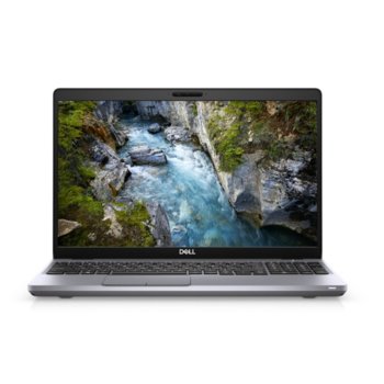 Лаптоп Dell Precision 3551 (N007P3551EMEA)(сив), шестядрен Comet Lake Intel Core i7-10750H 2.6/5.0 GHz, 15.6" (39.62 cm) Full HD Anti-Glare Display & Quadro P620 4GB, (HDMI), 16GB DDR4, 512GB SSD, 1x USB 3.1 Type-C, Windows 10 Pro | JAR Computers Dell Precision 3551 N007P3551EMEA