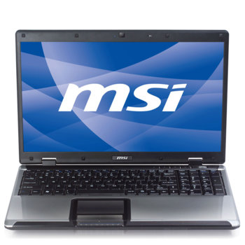 Лаптоп 16" (40.64 cm) MSI CX600-283XBL, Core2Duo 2.2Ghz, HD LED Display & ATi HD4330 512MB, 4GB, 500GB, DVDRW, 802.11n, bluetooth, camera, DOS, 2.48kg, 2г. гаранция | JAR Computers 16" (40.64 cm) MSI CX600-283XBL