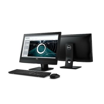 Настолен компютър 21.5" (54.61 cm) Dell OptiPlex 3240 AIO (N005O3240AIO), Full HD LED Display, дву-ядрен Skylake Intel Core i3-6100 3.7GHz, 4GB DDR3 RAM, 500GB HDD 7200 RPM, Wi-Fi, 4x USB 3.0, мишка & клавиатура, Windows 7/10 | JAR Computers Dell OptiPlex 3240 AIO N005O3240AIO