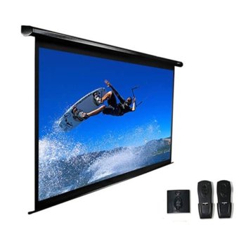 Екран Elite Screen Electric, 99" (251.46 cm), за стена/таван, 2 г. гаранция | JAR Computers Elite Screen VMAX99XWS2 Electric 99" White