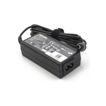 Захранване (оригинално) за лаптопи Toshiba, 19V/3.42A/65W, 5.5 x 2.5 | JAR Computers Зарядно за лаптоп Toshiba 19V 3.42A 65W 5.5x2.5