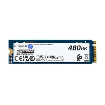 Памет SSD 480GB, Kingston Data Center DC2000B, NVMe, M.2 (2280), скорост на четене до 7000MB/s, скорост на запис до 800MB/s | JAR Computers Kingston 480GB Data Center DC2000B