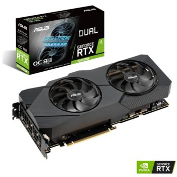 Видео карта nVidia GeForce RTX 2080 SUPER, 8GB, Asus SUPER EVO V2 OC Edition (DUAL-RTX2080S-O8G-EVO-V2), PCI-E 3.0, GDDR6, 256bit, DisplayPort, HDMI | JAR Computers Asus SUPER EVO V2 OC RTX 2080 SUPER 8GB