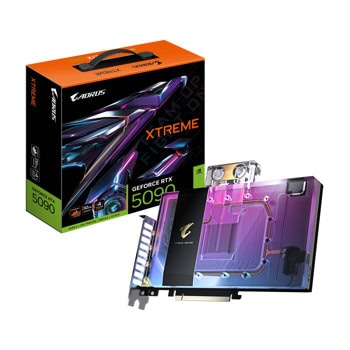 Видео карта Nvidia GF RTX 5090, 32GB, Gigabyte Aorus Xtreme Waterforce WB, PCI-E 5.0, GDDR7, 512-bit, DisplayPort, HDMI | JAR Computers Gigabyte GF RTX 5090 Aorus Xtreme Waterforce WB