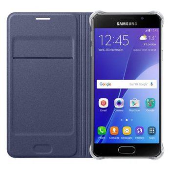 Samsung Galaxy A3 (2016), Flip Wallet, Black