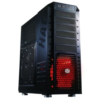 ExtendedATX, CoolerMaster HAF 932 Advanced, черна, без захранване | JAR Computers ExtendedATX CoolerMaster HAF 932