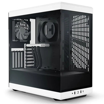 Кутия HYTE Y40 White, ITX/mATX/ATX, 2x USB 3.0, 1x USB-C 3.2, прозорец, бяла, без захранване | JAR Computers HYTE Y40 White
