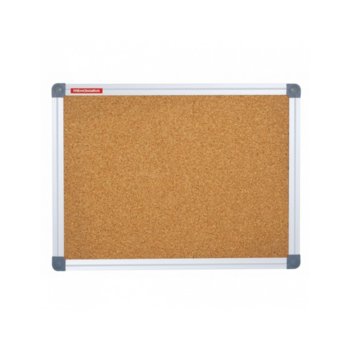 Коркова дъска Memoboards, с алуминиева рамка, размер 600x900 mm, кафява | JAR Computers Memoboards Коркова дъска