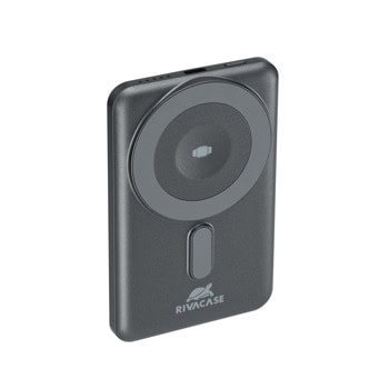 Външна батерия /power bank/ Rivacase VA2607, 5000mAh, черна, 15W, 1x USB-C(ж), 1x USB-C(м), 1x Lightning(м) | JAR Computers Rivacase VA2607