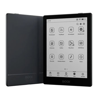 Електронна книга Onyx Boox Go 6, 6" (15.24cm) E-Ink Carta Plus сензорен екран, Wi-Fi, осемядрен 2.0GHz процесор, USB-C, слот за microSD карта, 32GB Flash памет, черна | JAR Computers Onyx Boox Go 6 OPC1225R
