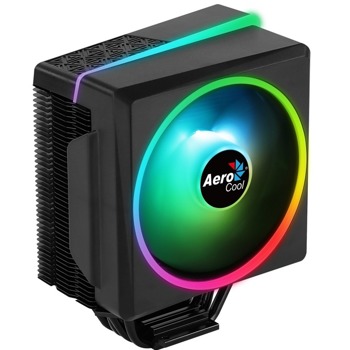 Охлаждане за процесор AeroCool Cylon 4F ARGB, съвместимо с LGA 2066/2011/115X/1200/775 & AMD AM4/AM3+/AM3/AM2+/AM2/FM2/FM1 | JAR Computers AeroCool Cylon 4F ARGB ACTC-CL30420.01