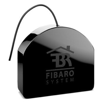 Двойно реле Fibaro Double Switch 2, 2x 1.5KW/10A, до 50м. на открито и до 40м. на закрито обхат, Z-Wave радио протокол, черно | JAR Computers Fibaro Double Switch 2 FGS-223