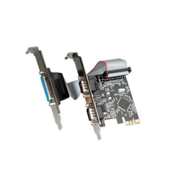 Контролер Roline 15.99.2116, от PCI Express към 2x serial, 1x parallel | JAR Computers Roline 15.99.2116,
