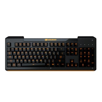 Клавиатура Cougar Aurora, гейминг, подсветка, черна, USB image