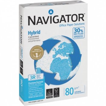 Хартия Navigator Hybrid A4, 80 g/m2, 500 листа, бяла image