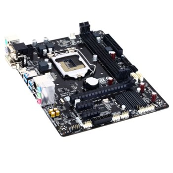 Дънна платка Gigabyte H81M-S2H, H81, LGA1150, DDR3, PCI-E (HDMI&DVI), 2x SATA 6Gb/s, 4x USB 3.0, microATX | JAR Computers Gigabyte GA-H81M-S2H