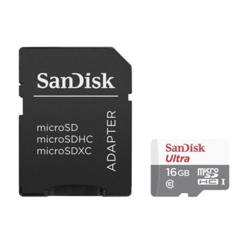 SanDisk 16GB ULTRA + SD Adapter