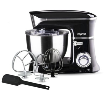 Миксер Zephyr ZP 1115 Q, 1900W, 6 степени на работа + PULSE, 6.5л. обем на купата, 3 бъркалки, черен | JAR Computers Zephyr ZP 1115 Q black