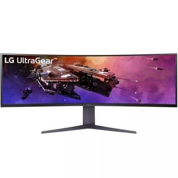 Монитор LG 45GR75DC-B, 44.5" (113.03cm) Curved VA панел, 200Hz, DQHD, 1ms, 400cd/m2, DisplayPort, HDMI, USB-C | JAR Computers LG 45GR75DC-B