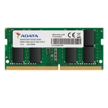 Памет 32GB DDR4 3200MT/s, SO-DIMM, A-Data AD4S320032G22-SGN, 1.2V | JAR Computers A-Data AD4S320032G22-SGN
