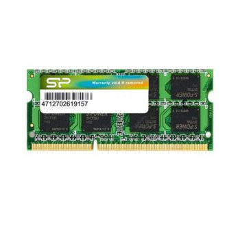 Памет 2GB DDR3, 1600MT/s SO-DIMM, Silicon Power SP002GBSTU160V02, 1.5V | JAR Computers 2GB DDR3 1600MHz SO-Dimm Silicon Power