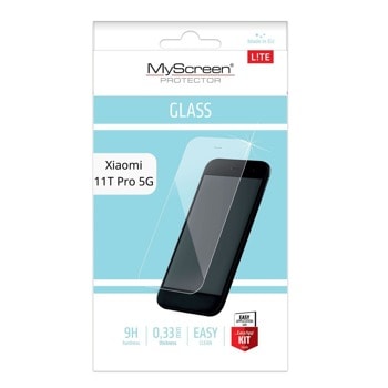 Протектор от закалено стъкло /Tempered Glass/ MyScreen Protector Lite Glass Edge Full, за Xiaomi 11T Pro 5G | JAR Computers MyScreen Protector Lite Glass Xiaomi 11T Pro 5G
