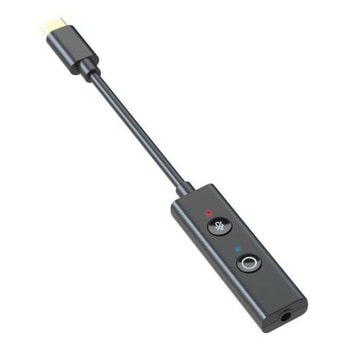 Външна звукова карта Creative Sound Blaster Play! 4, 2.0, USB-C, шумопотискане при разговори, 24-bit/192kHz аудио, черна | JAR Computers Звукова карта Creative Sound Blaster Play 4