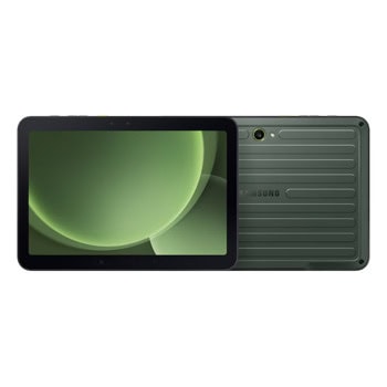 Таблет Samsung Galaxy Tab Active5 Pro (SM-X356BZGAEEE)(зелен), 5G, 10.1" (25.54cm) 1920x1200 TFT дисплей, осемядрен Snapdragon 7s Gen 3 2.5GHz, 6GB RAM, 128GB Flash памет (+microSD слот), 12 & 8 Mpix камери, Android | JAR Computers Samsung Galaxy Tab Active5 Pro 5G 6/128GB SM-X356