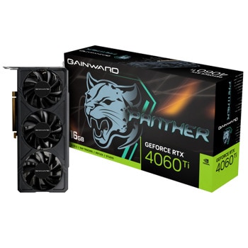 Видео карта Nvidia GF RTX 4060 Ti, 16GB, Gainward Panther, PCI-E 4.0, GDDR6, 128-bit, DisplayPort, HDMI | JAR Computers Gainward GeForce RTX 4060 Ti Panther 16GB
