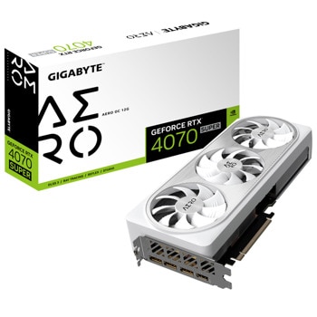 Видео карта Nvidia GF RTX 4070 Super, 12GB, Gigabyte Aero OC, PCI-E 4.0, GDDR6X, 192-bit, DisplayPort, HDMI | JAR Computers Gigabyte GeForce RTX 4070 SUPER AERO OC