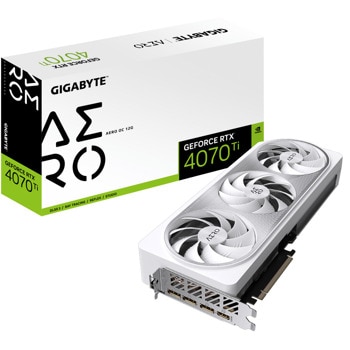 Видео карта Nvidia GF RTX 4070 TI, 12GB, GIGABYTE AERO OC, PCI-E 4.0, GDDR6X, 192-bit, DisplayPort, HDMI | JAR Computers Gigabyte RTX 4070 TI AERO OC GV-N407TAERO-OC-12GD