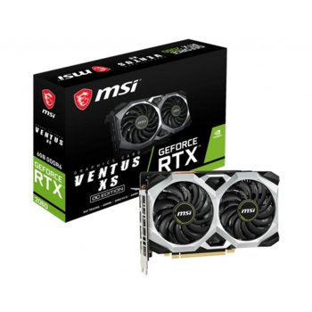 Видео карта Nvidia GeForce RTX 2060, 6GB, MSI VENTUS XS OC, PCI-E 3.0, GDDR6, 192-bit, DisplayPort, HDMI | JAR Computers MSI RTX 2060 VENTUS XS 6G OC
