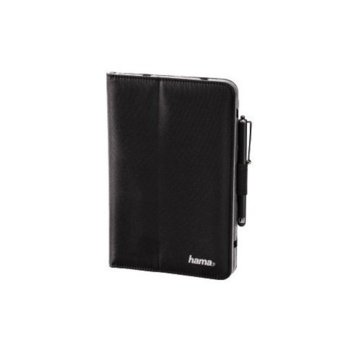 Калъф HAMA "Strap" за таблет до 7" (17.8cm), "бележник", черен, стилус/писалка/, защ.фолио | JAR Computers Hama "Strap" 7" черен