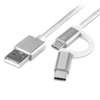 4smarts ComboCord MicroUSB + USB-C cable