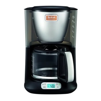 Кафемашина шварц Tefal CM461811, 1.25 l. обем на каната, таймер, антикапкова система, черна | JAR Computers Tefal CM461811